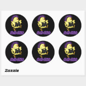 Sticker Rond Goth Chick (Feuille)