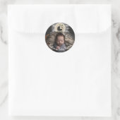 Sticker Rond Gothic Baby Shower Halloween (Sac)