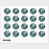 Sticker Rond Gothic Dead (Feuille)