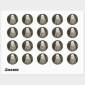 Sticker Rond Gothic Ghost Halloween (Feuille)