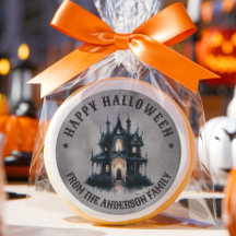Gothic Victorian Haunted House Happy Halloween