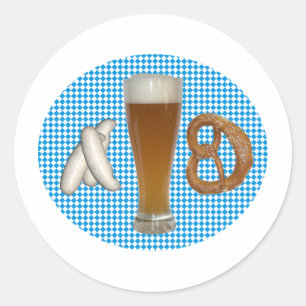 Sticker Rond goûter bavarois