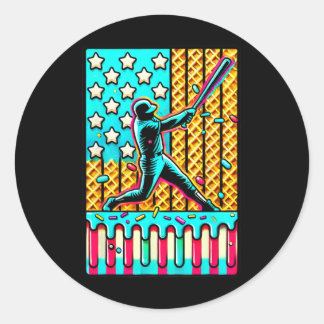 Sticker Rond Goutte de glace Bysebyll Stuff Goutte pour garçons
