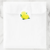 Sticker Rond Gouttes de citron (Sac)