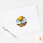 Sticker Rond Gouttes de citron (Enveloppe)