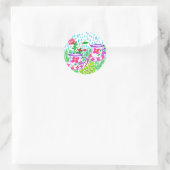 Sticker Rond gouttes de pluie (Sac)