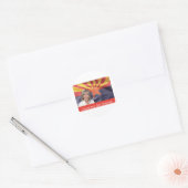 Sticker Rond Gouverneur Jan Brewer (Enveloppe)