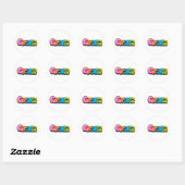Sticker Rond Grâce (Feuille)