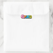 Sticker Rond Grâce (Sac)