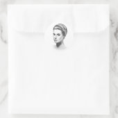 Sticker Rond Grace Kelly (Sac)