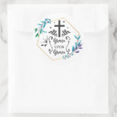 Sticker Rond Grace sur grâce (Sac)