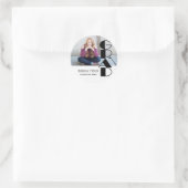 Sticker Rond Grad do-it-yourself photo (Sac)