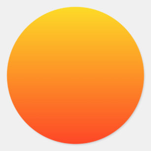 Sticker Rond Gradient ensoleillé