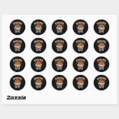 Sticker Rond Graduate Senior Class 2023 Graduation Basketball P (Feuille)