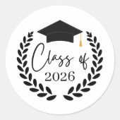 Sticker Rond Graduating Class of 2026 (Devant)