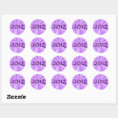 Sticker Rond Graduation 2012 (Feuille)