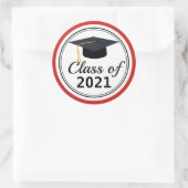 Sticker Rond Graduation - Classe de 20XX (Sac)