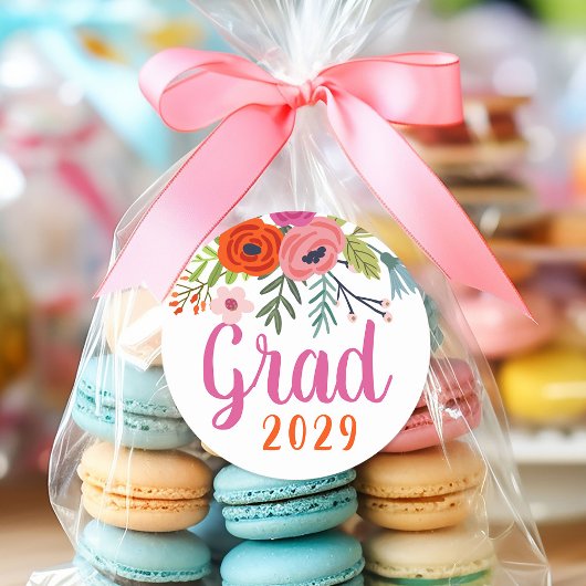 Sticker Rond Graduation de Bright Floral