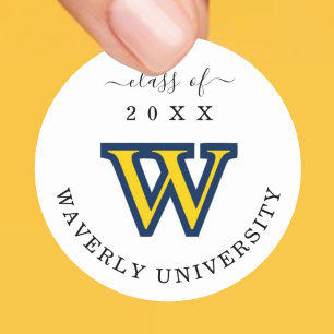 Sticker Rond Graduation Party Favor Grad Party 2025 Décoration