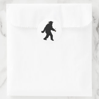 Sticker Rond Graduation Sasquatch