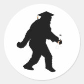 Sticker Rond Graduation Sasquatch (Devant)