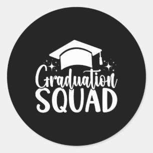 Sticker Rond Graduation Squad Cl De 2025 Graduation