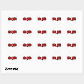 Sticker Rond Graffiti de New York (Feuille)