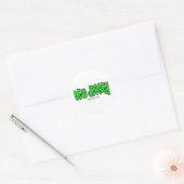 Sticker Rond Graffiti du New Jersey (Enveloppe)
