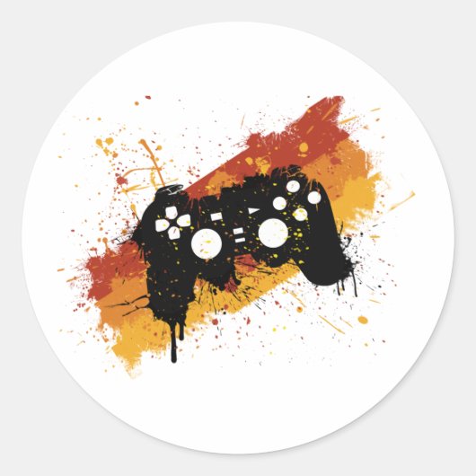 Sticker Rond Graffiti Pad (Devant)