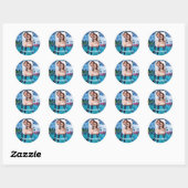 Sticker Rond Graffiti personnalisé (Feuille)