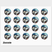 Sticker Rond Graffiti suisse (Feuille)
