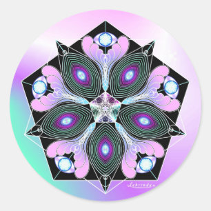 Sticker Rond Graine cosmique
