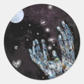 Sticker Rond Graines du destin ! (Devant)