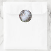 Sticker Rond Graines et soie d'algues (Sac)
