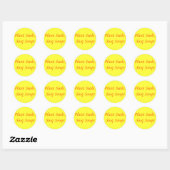 Sticker Rond Graines plantes, Chansons (Feuille)