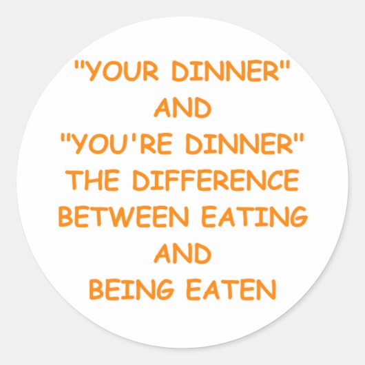 Sticker Rond grammaire (Devant)