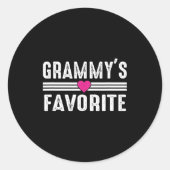 Sticker Rond Grammy's Favorite  (Devant)