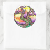 Sticker Rond grand aîné de chêne (Sac)