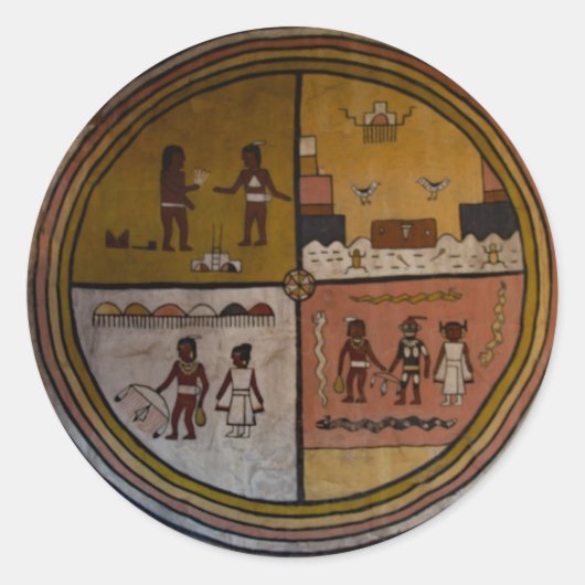 Sticker Rond Grand Canyon (Devant)