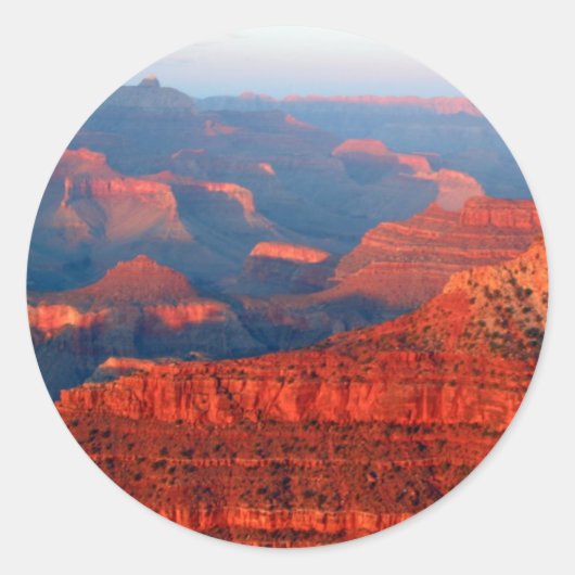 Sticker Rond grand canyon (Devant)
