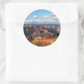 Sticker Rond Grand Canyon vu de South Rim en Arizona (Sac)