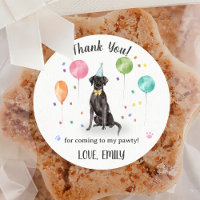 Grand Dane Chien Anniversaire Merci