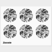 Sticker Rond Grand DWL (Feuille)