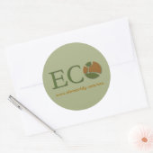 Sticker Rond grand éco sitcker - Customisé (Enveloppe)