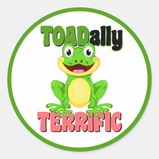 Sticker Rond Grand Enseignant étudiant au travail (Devant)