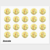 Sticker Rond Grand jeu d'arcade console classique rond autocoll (Feuille)