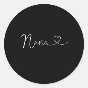Sticker Rond Grand-Mère De La Fête Des Mères De Nana De Grand