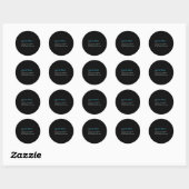 Sticker Rond Grand-mère_ Définition drôle Nom - Autre terme  (Feuille)
