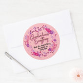 Sticker Rond Grand-mère sait tout (Enveloppe)