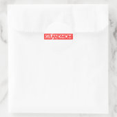 Sticker Rond Grand-mère Stamp (Sac)